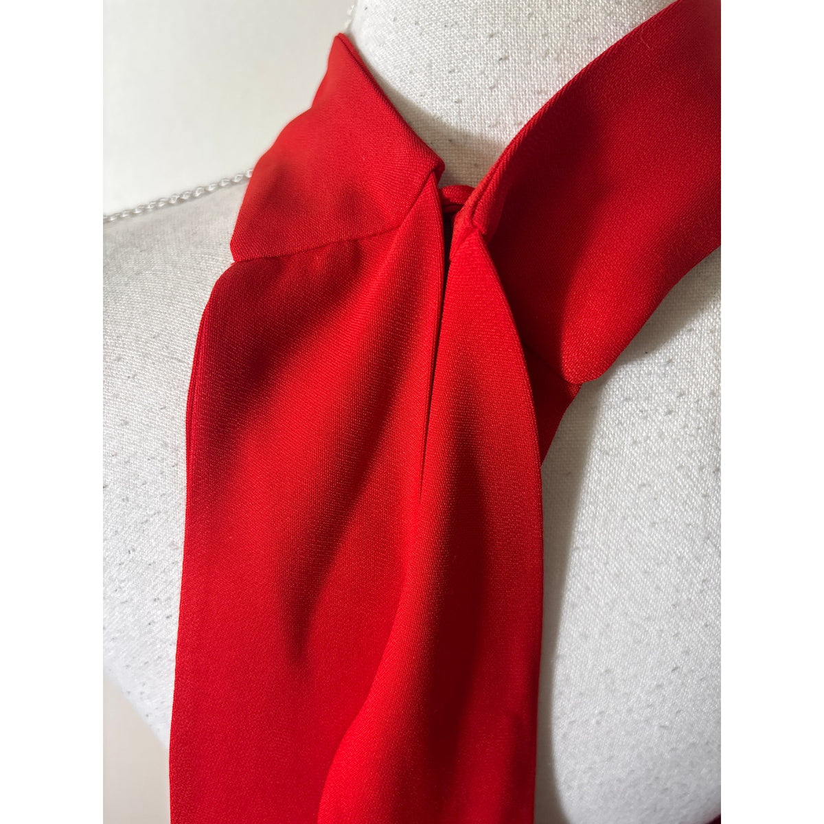 Mango MNG Capsule Red One Shoulder Floor Length Ruched Gown Sz 8