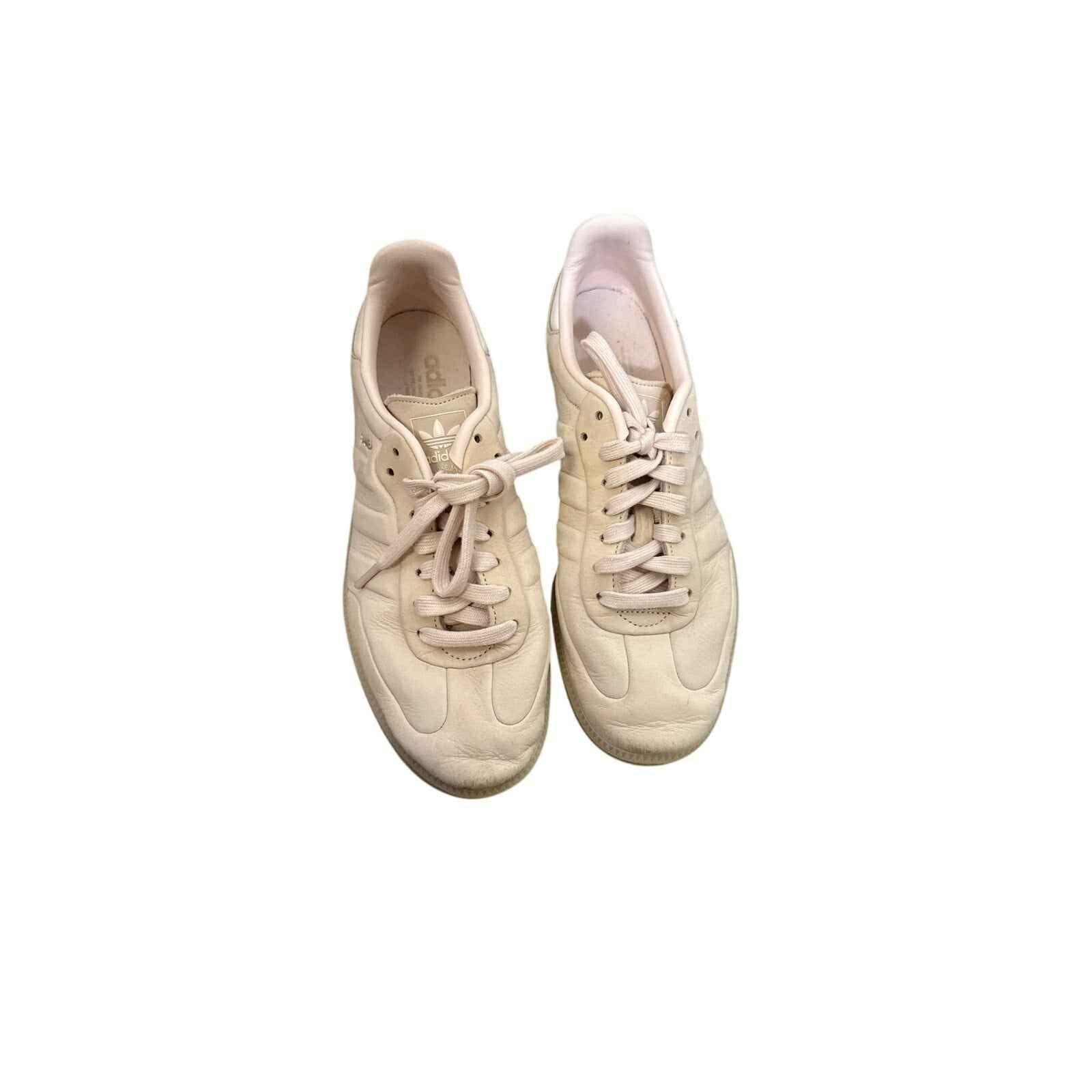 Adidas Samba Light Pink Leather Lace Up Sneaker Sz 8.5