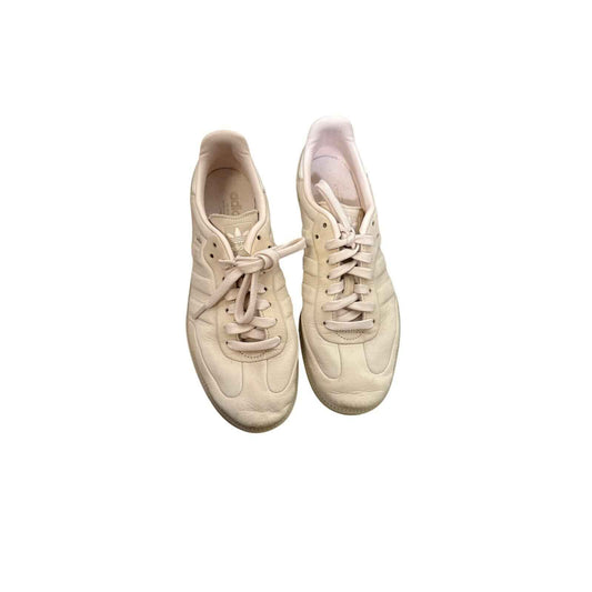 Adidas Samba Light Pink Leather Lace Up Sneaker Sz 8.5