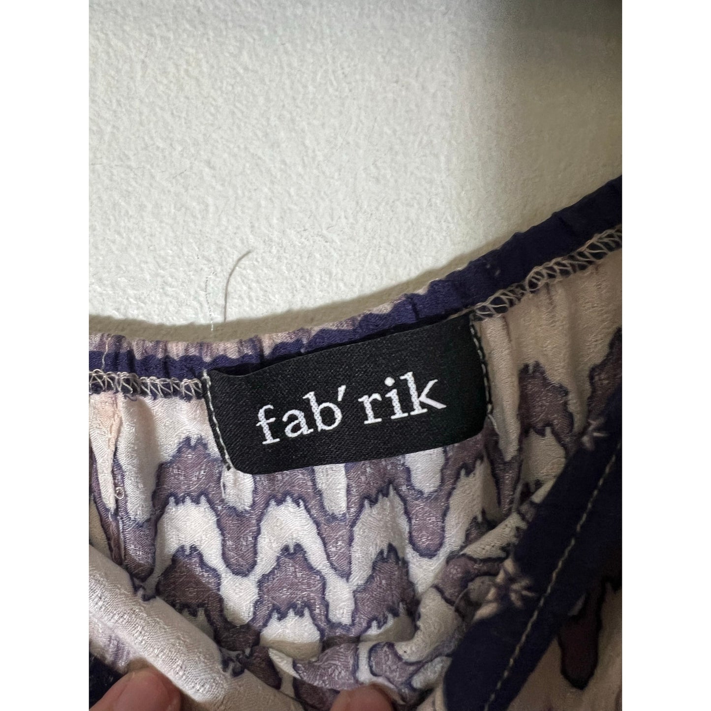 Fabrik Grey Patterned Strapless Jumpsuit Sz M