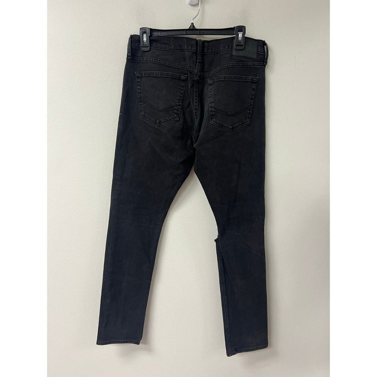 Bullhead Denim Co Dark Gray Ripped Skinny Jeans 32W 32L