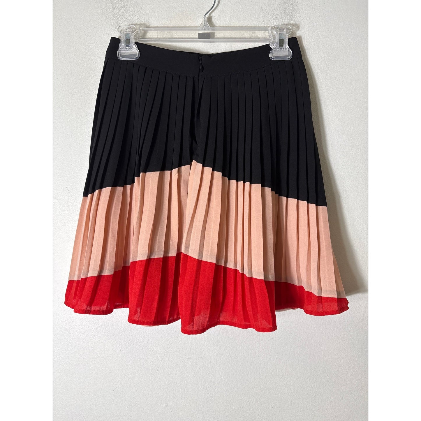 Greylin Black Color Black Pleated Mini Dress Sz XS