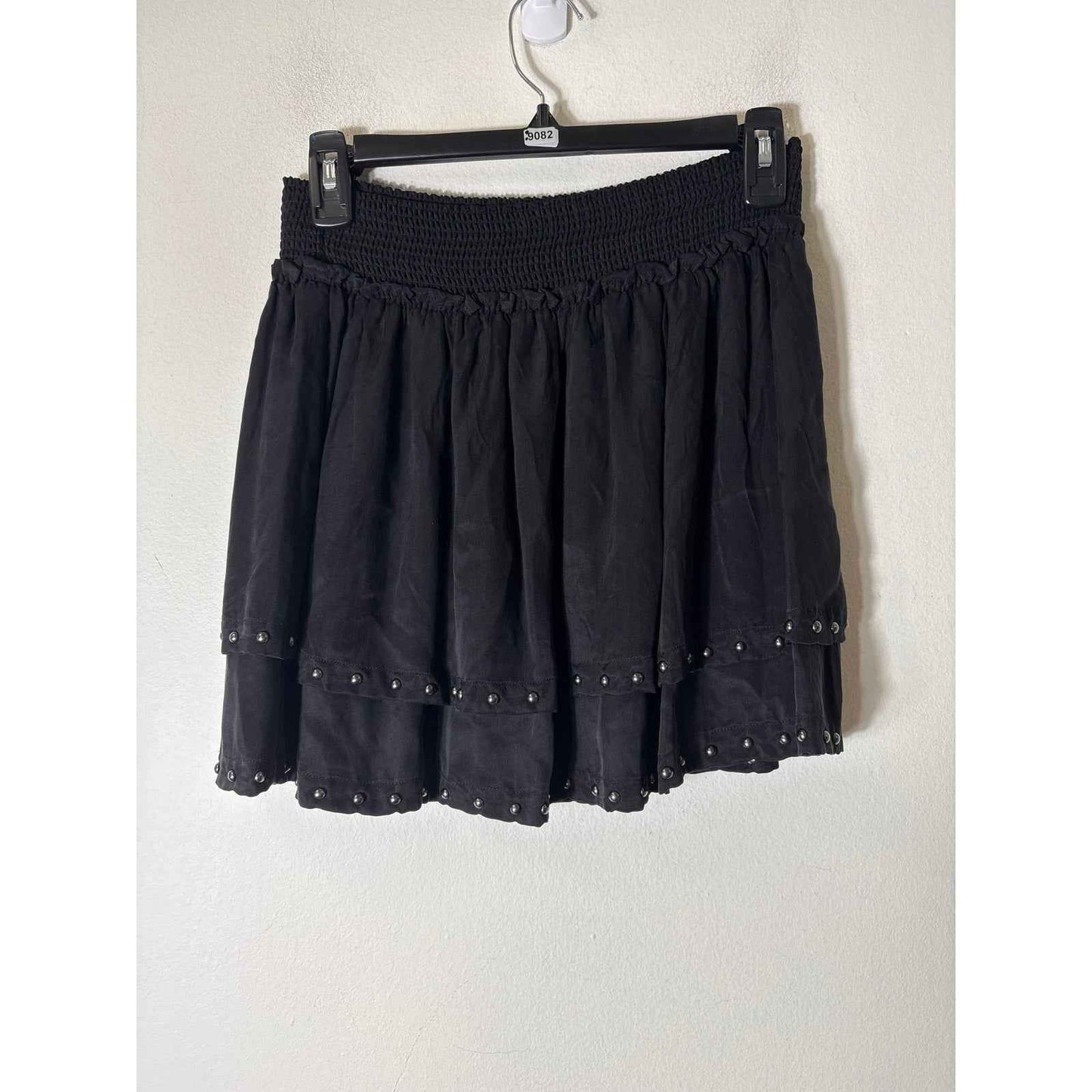 Rails Black Layered Studded Skirt Sz S