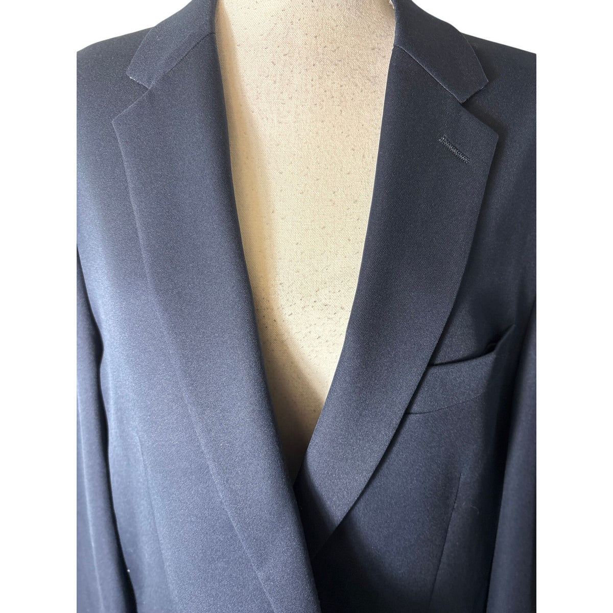 Mens Saddlebred Navy Performance Blazer Sz 46L