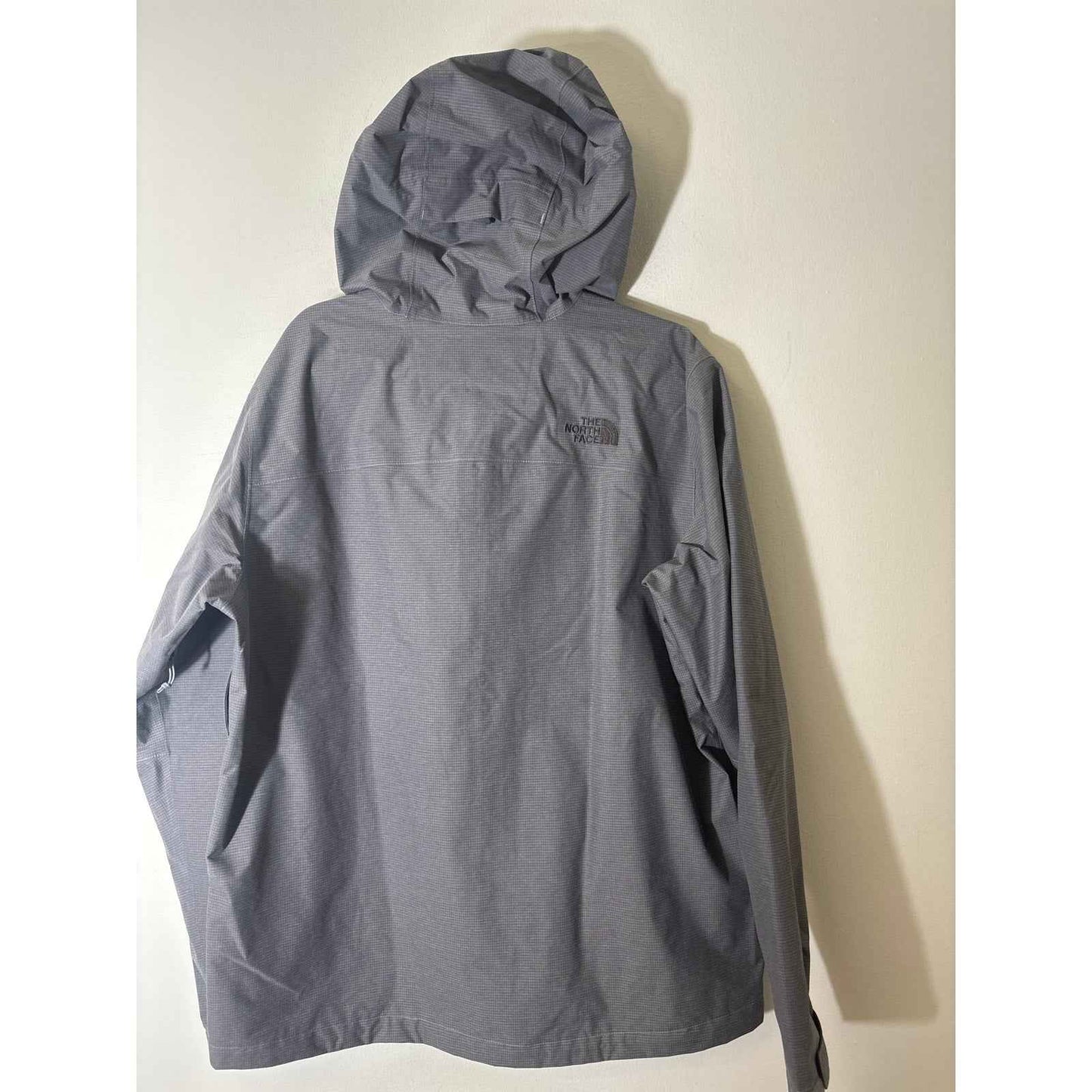 Mens The North Face Gray Rain Jacket Shell Sz L