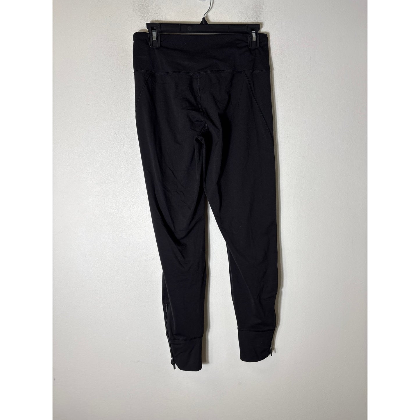 Lululemon Black Ankle Zip Athletic Leggings Sz 6
