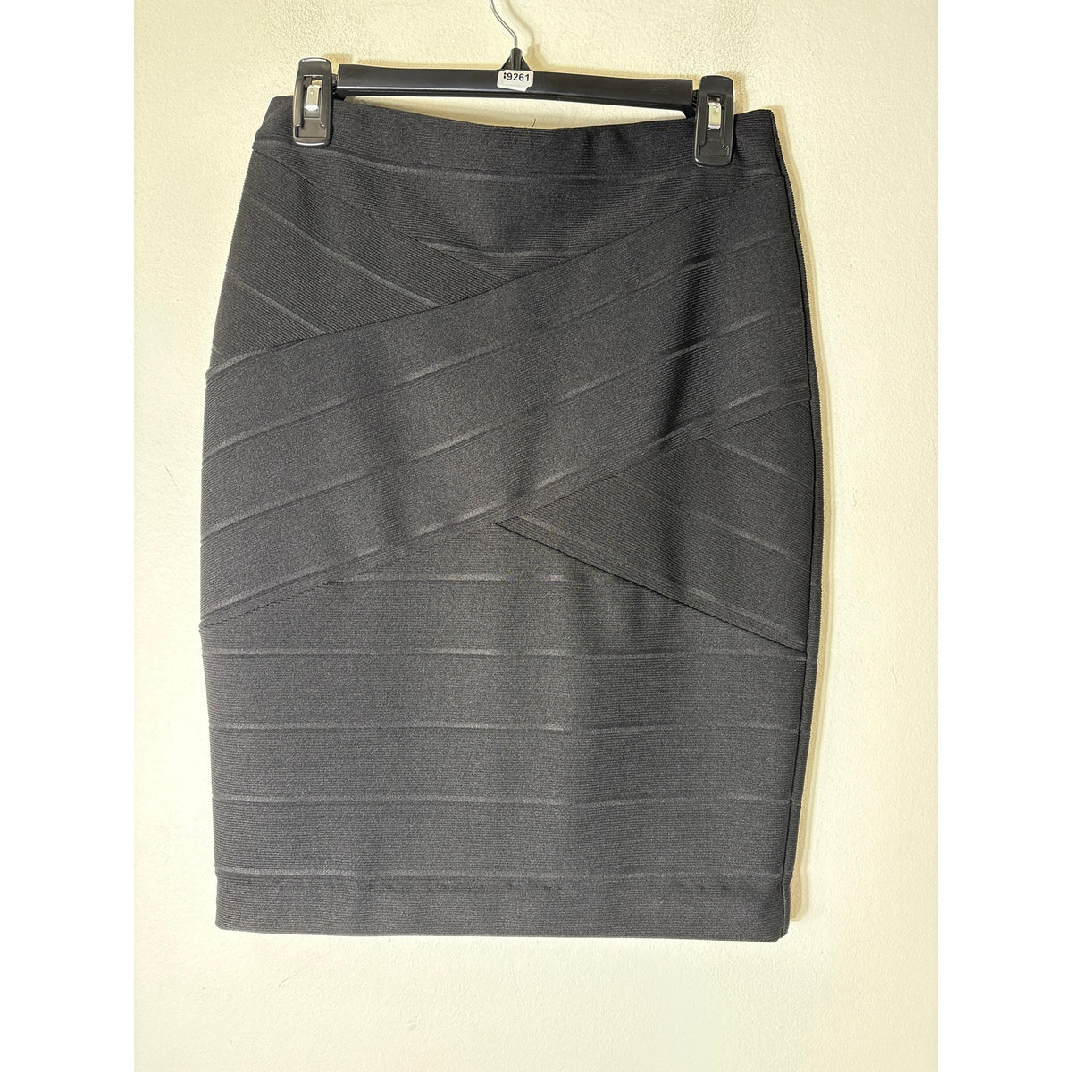 Haute Monde Black Fitted Pencil Skirt Sz M