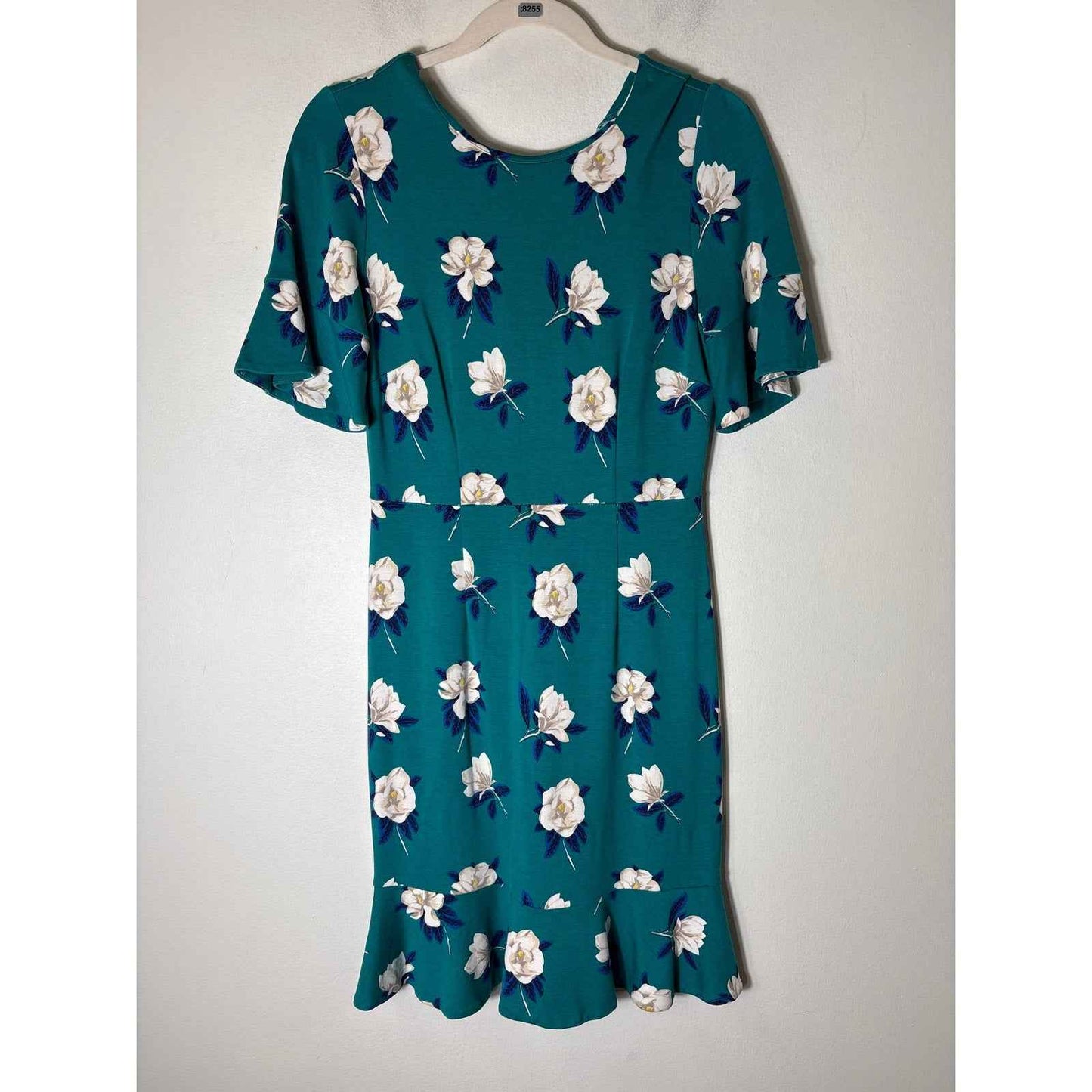 Draper James Teal and White Rose Dress Sz XS