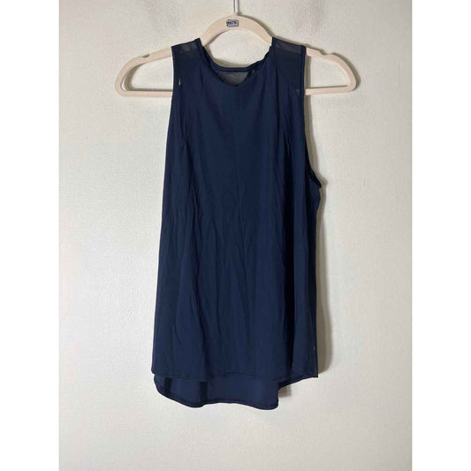 Lululemon Navy With Mesh Accents Athletic Tank Sz 6