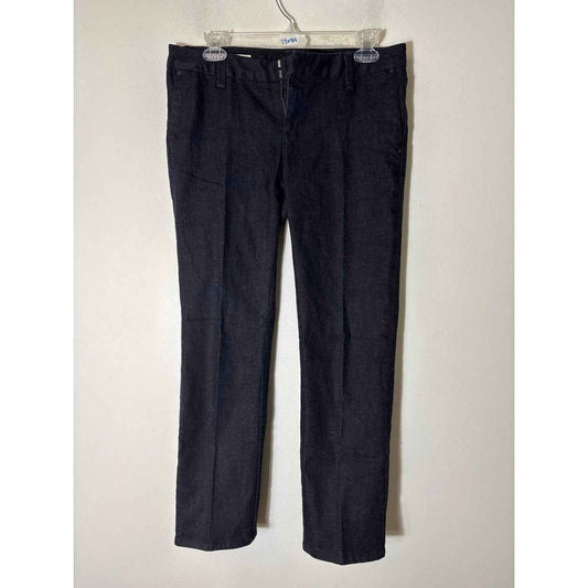 Banana Republic Black "Classic Straight Leg" Denim Jeans Sz 6