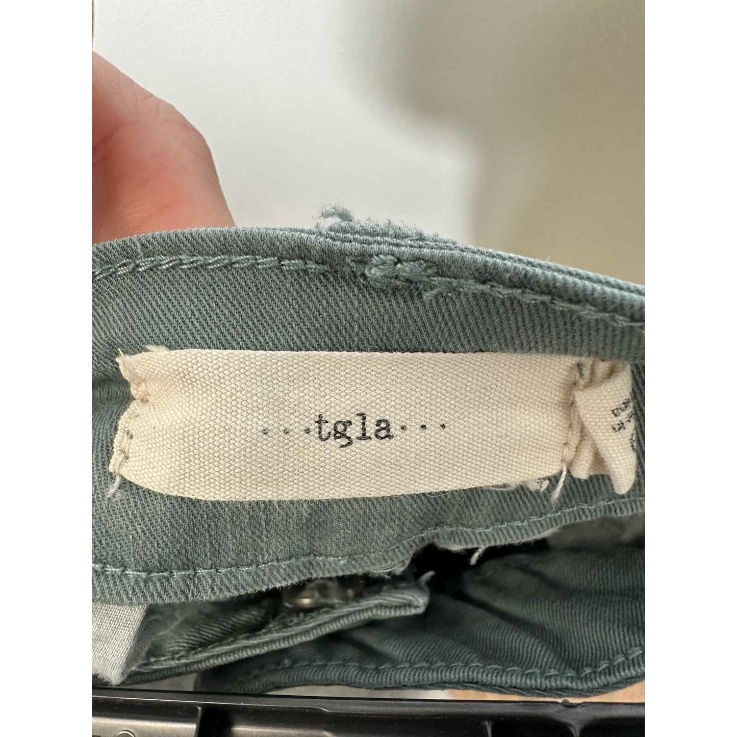 TGLA Olive Green Slim Straight Chino Pants Sz 29