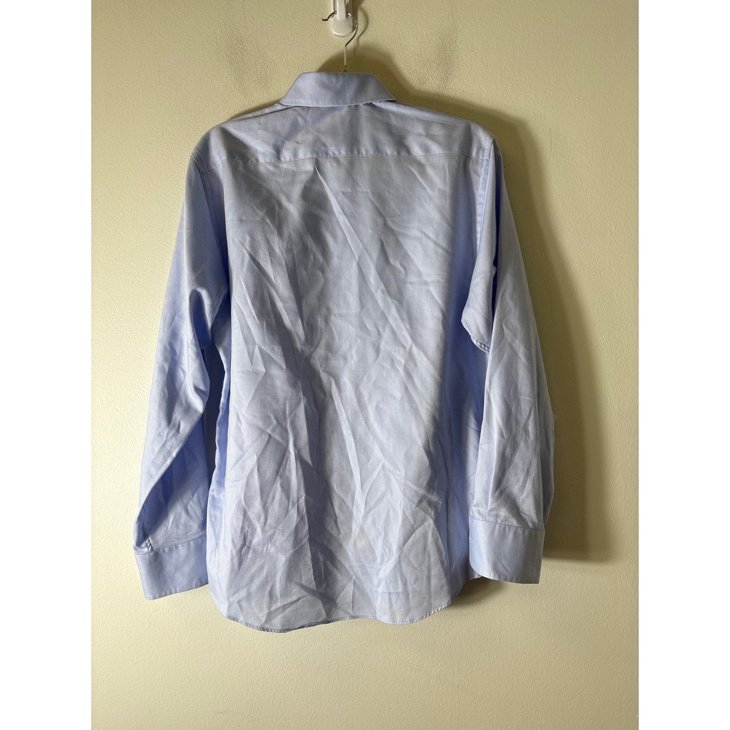 Mens TJ Baileys Clinton Light Blue Button Up Dress Shirt Sz 16 32/33