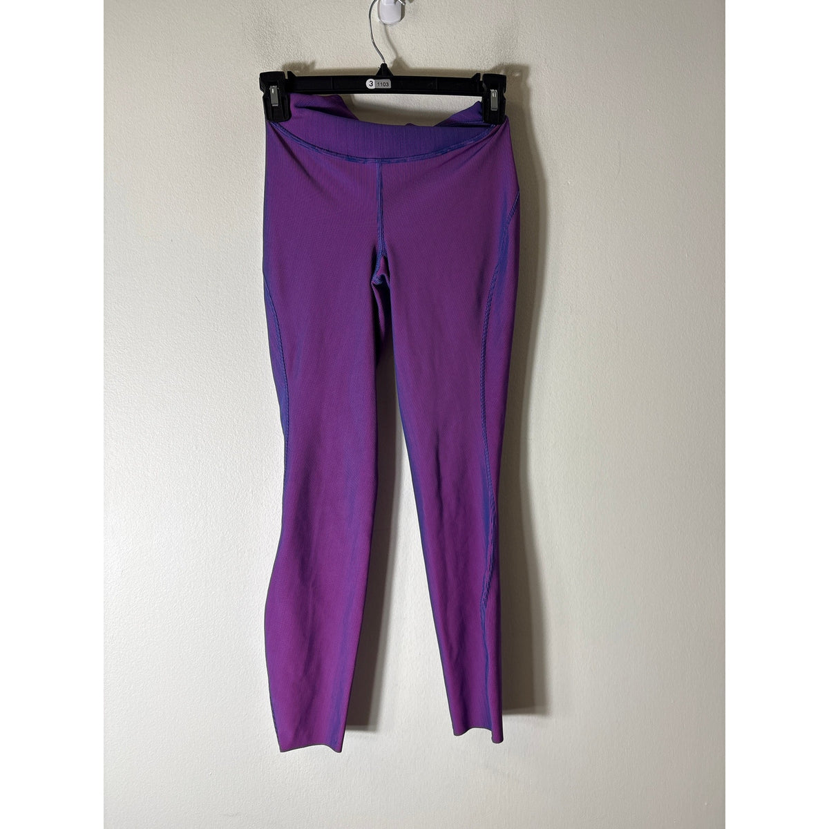 Lululemon Two Toned Pink and Blue Athletic Leggings Sz 4