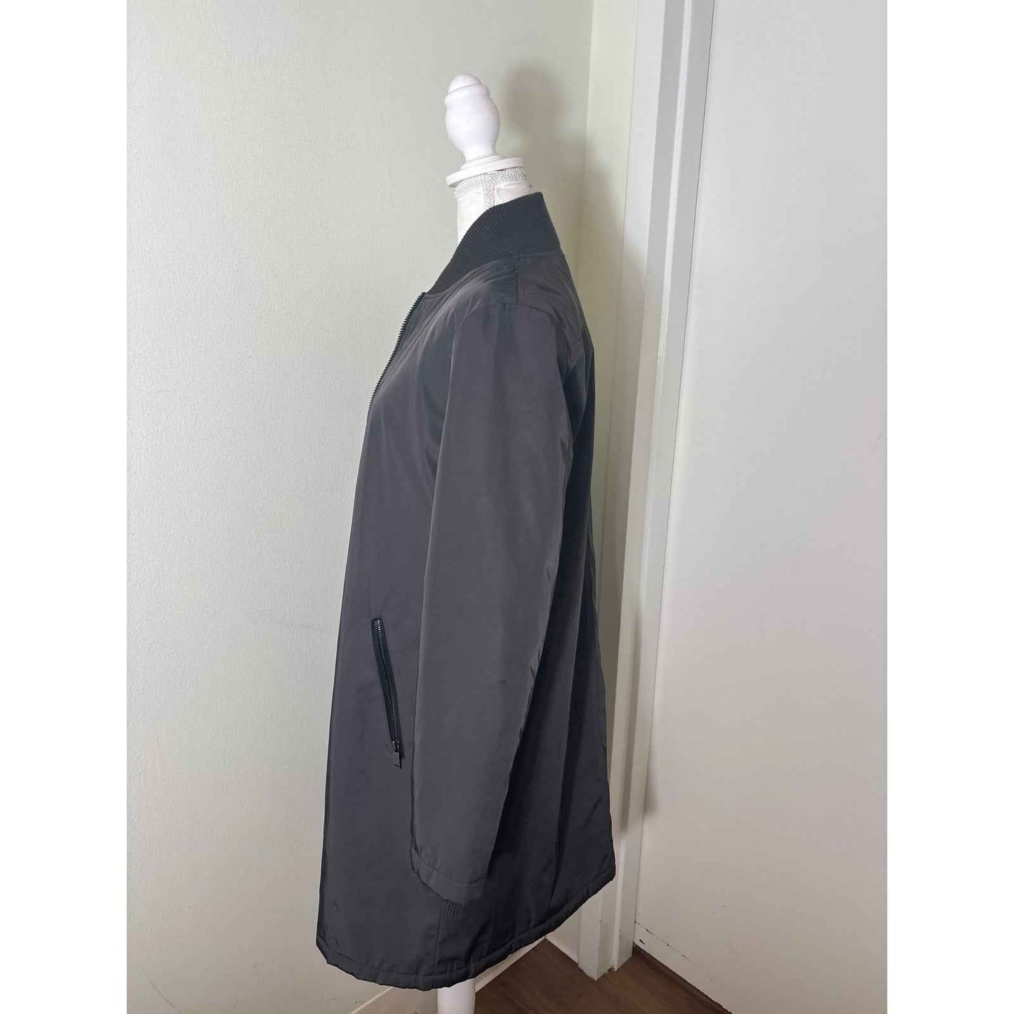 Pendleton Black Long Sleeve Zip Up Coat Sz S