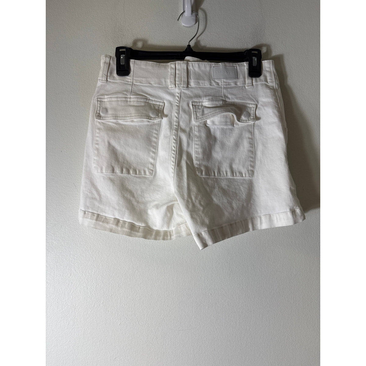 Pistola White Cotton Shorts Sz 27