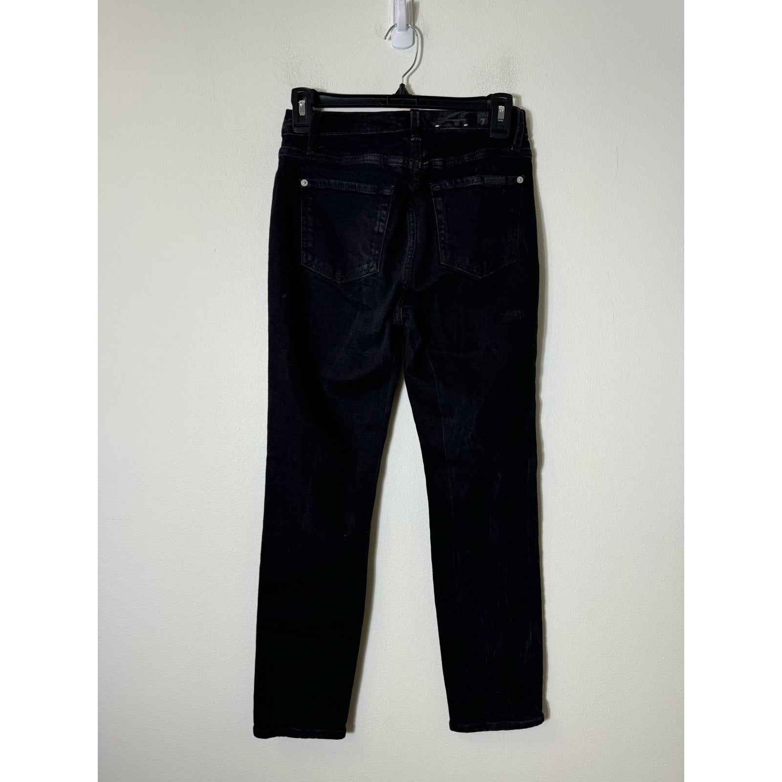 7 for All Mankind Black Jeans Sz 2