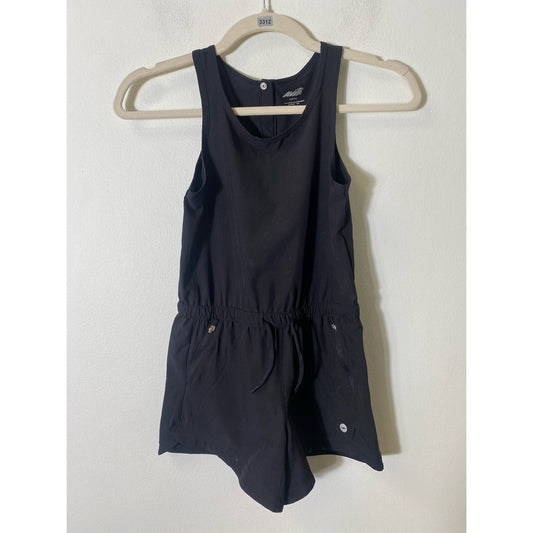 Girl's Avia Black Sleeveless Athletic Shorts Jumper Sz 6X