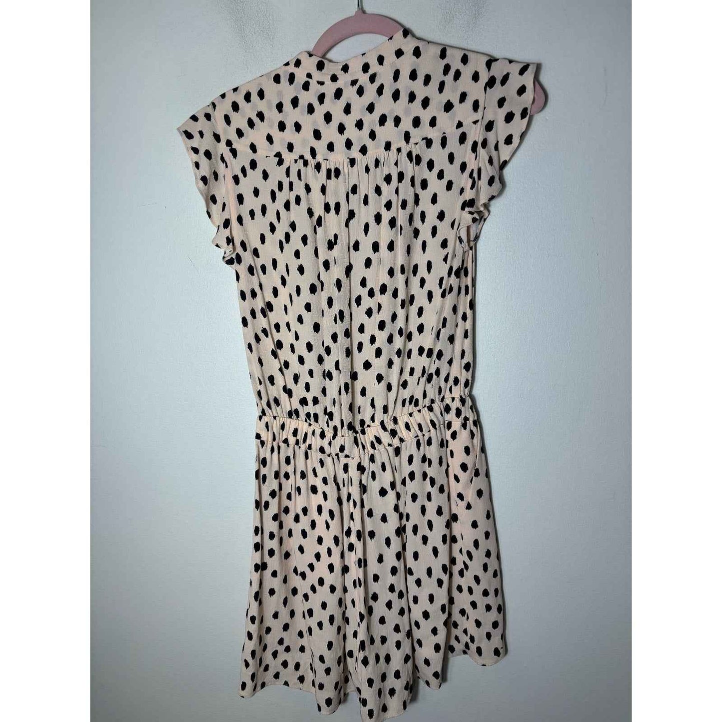 Kate Spade Leopard Dot Crepe Romper Sz 0