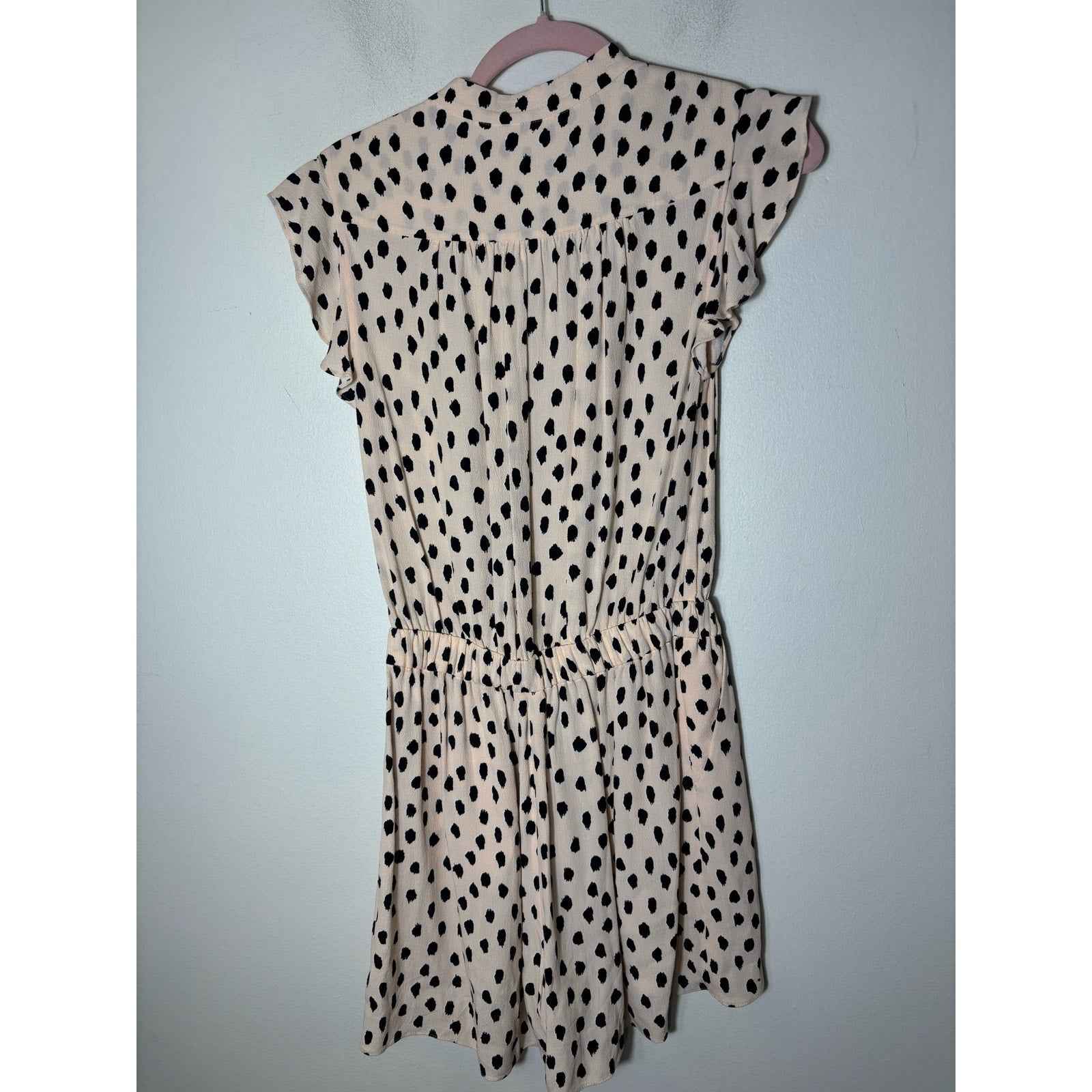 Kate Spade Leopard Dot Crepe Romper Sz 0