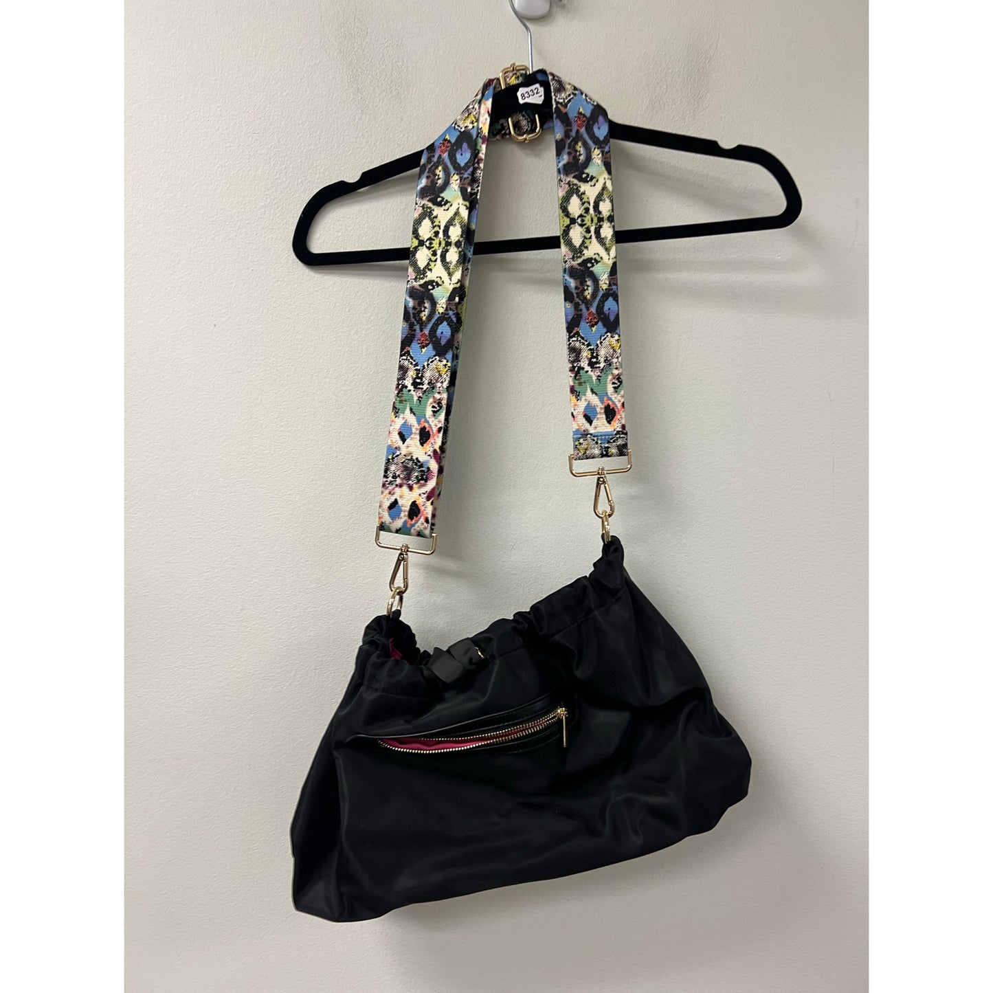 Ah Dorned Black Hand Bag