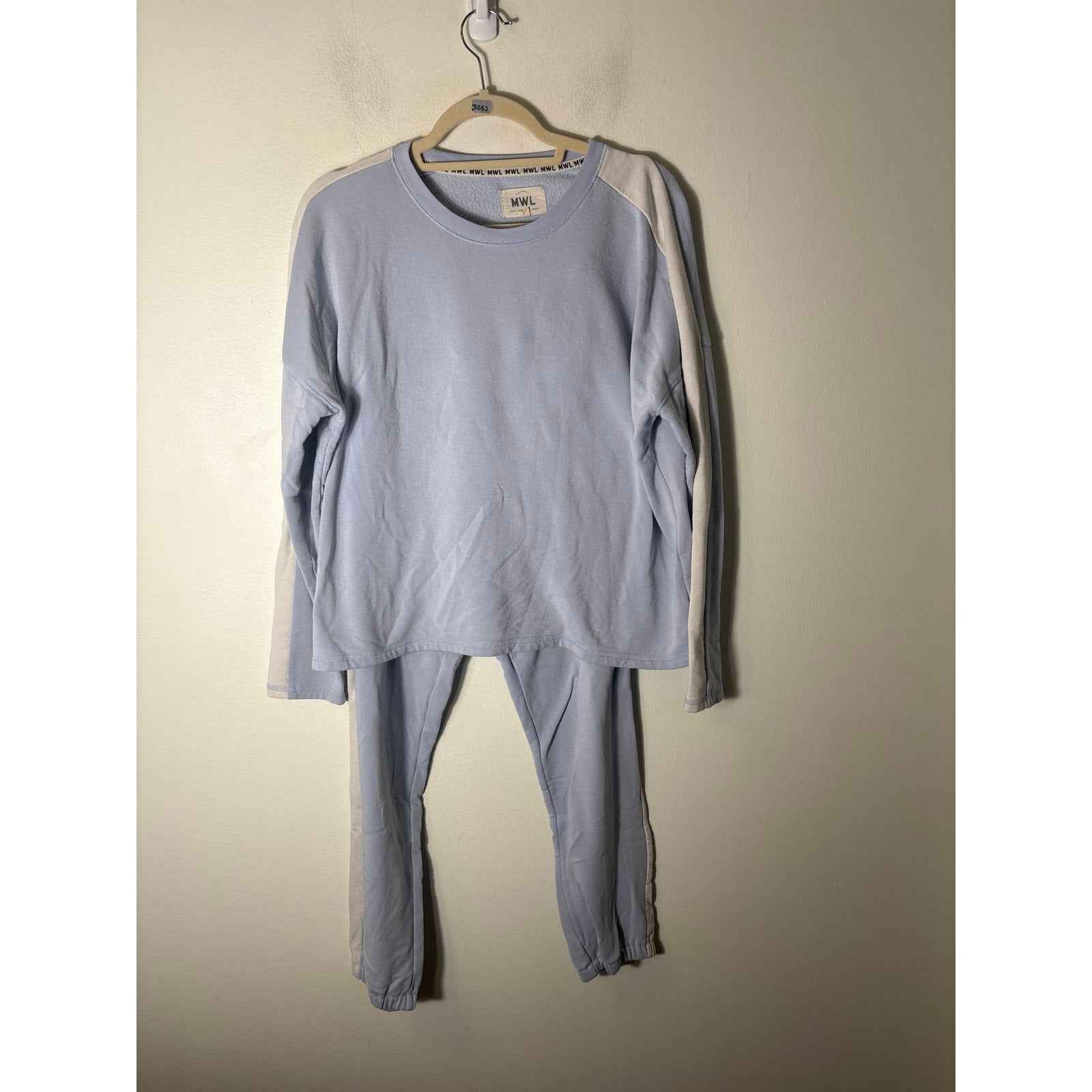 Madewell Lavendar Sweatsuit; Sweatshirt And Pants Sz M