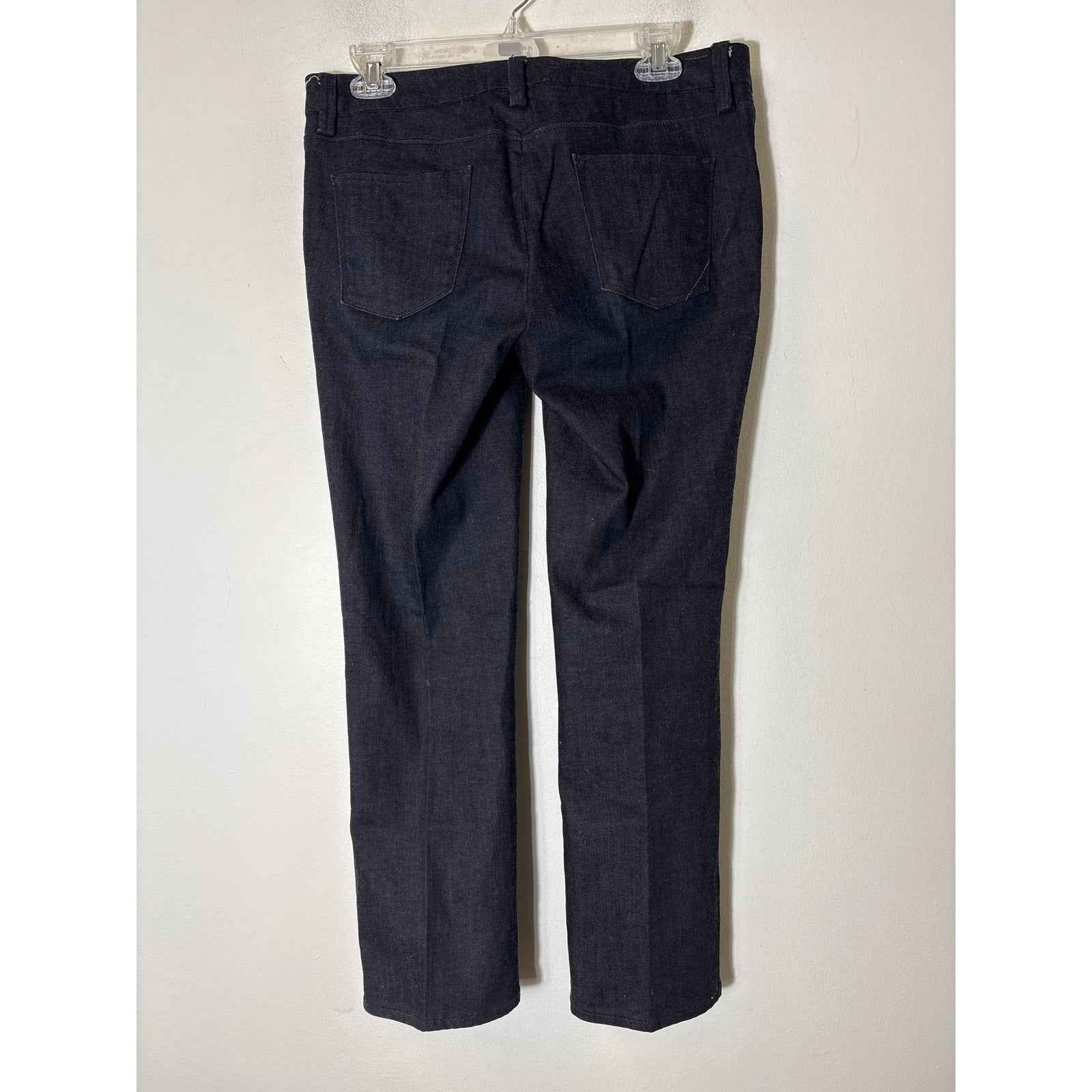 Banana Republic Black "Classic Straight Leg" Denim Jeans Sz 6