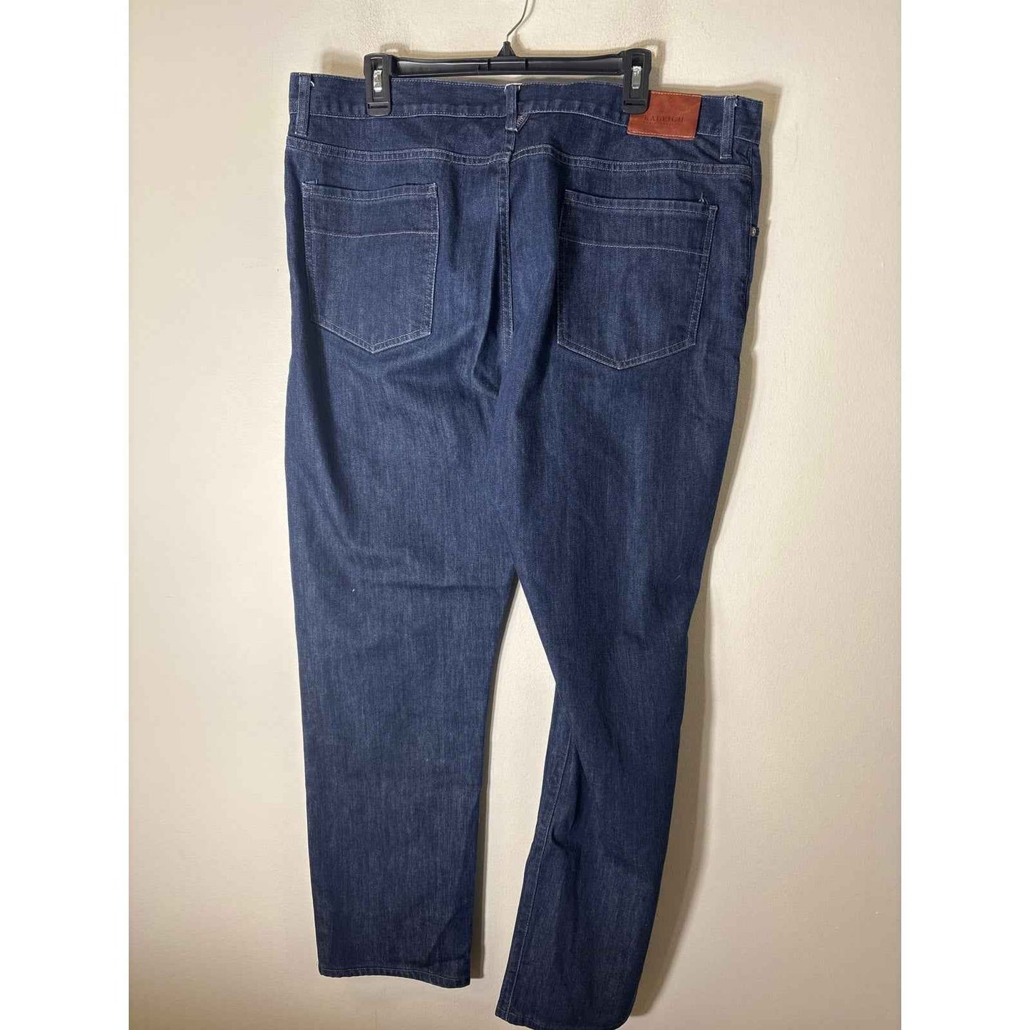 Men's Raleigh Denim Workshop Dark Wash "Jones" Blue Jeans Sz 40x30