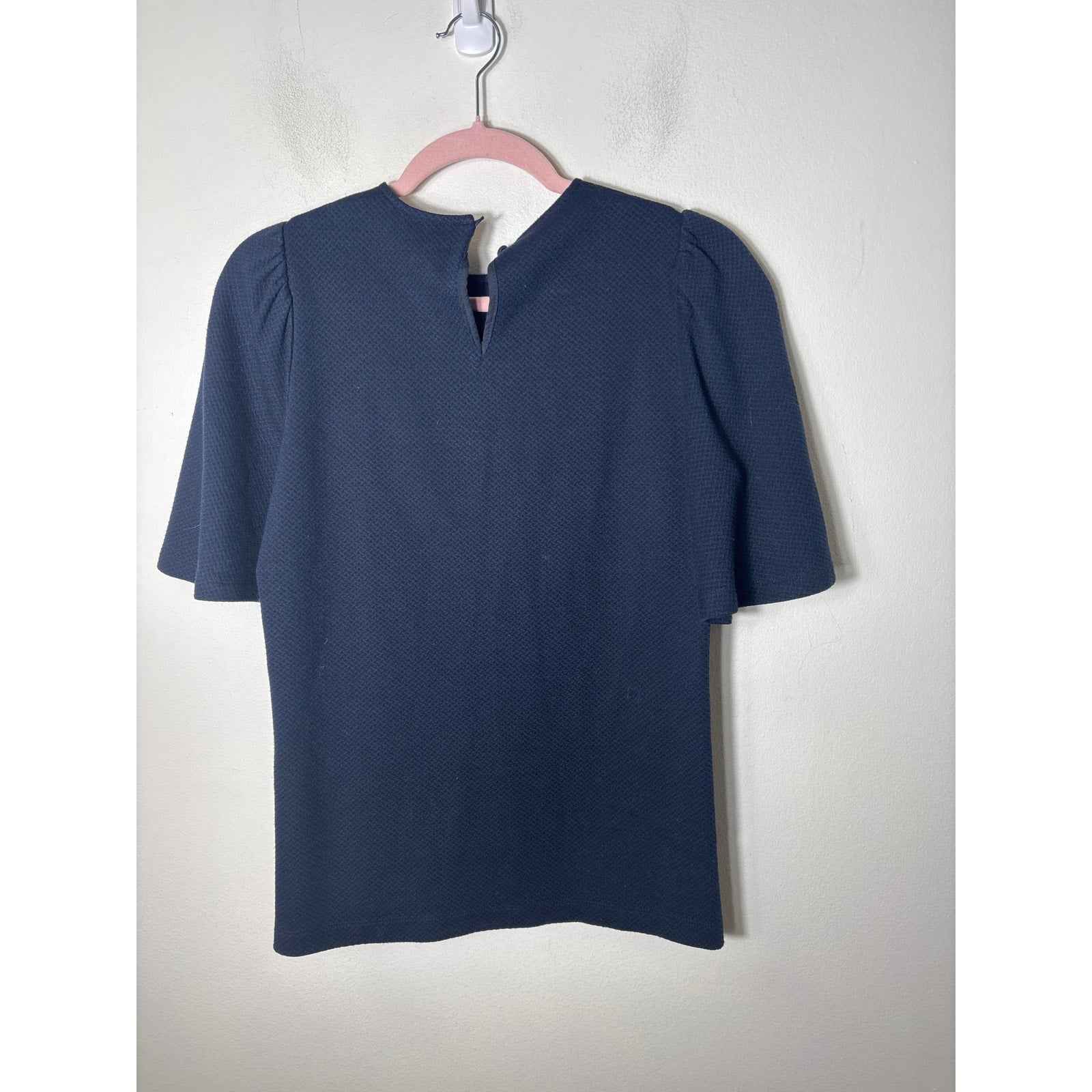 Pearl by Lela Rose Black Side Zip Ankle Dress Pants Set Sz 4