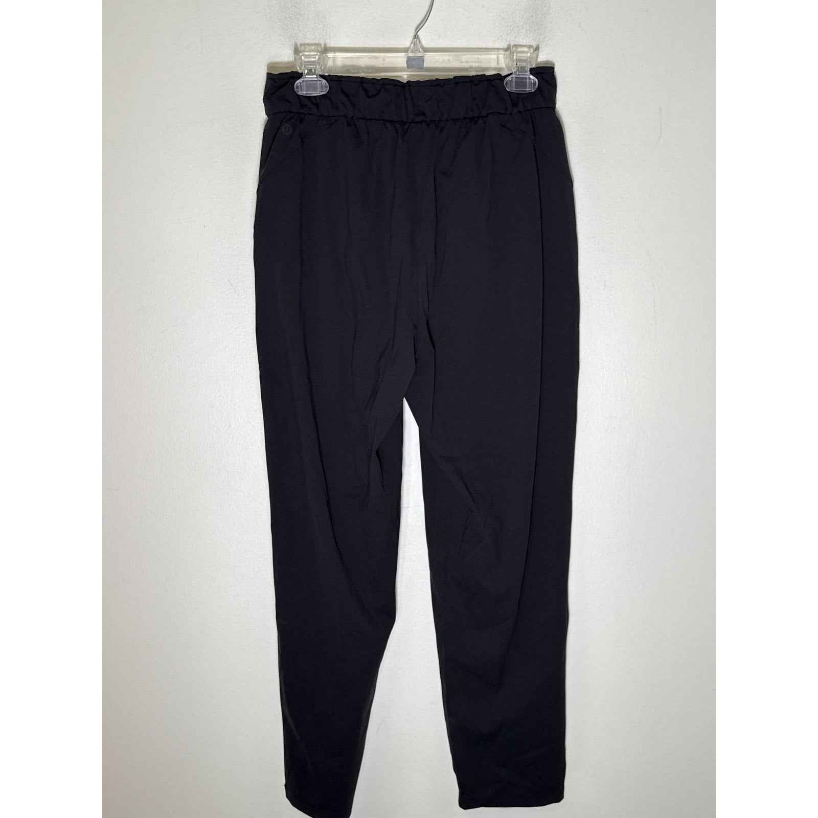 Lululemon Black Pull On Athleisure Pants Sz 8