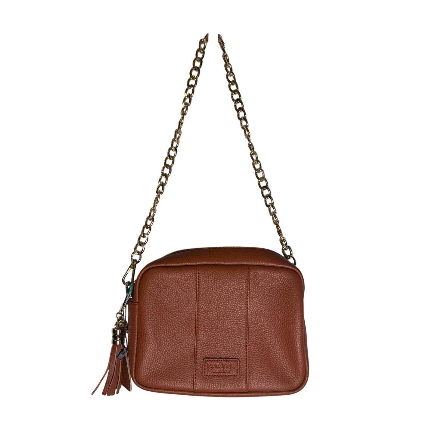 NWT Pom Pom London City Plus Bag Burnt Orange