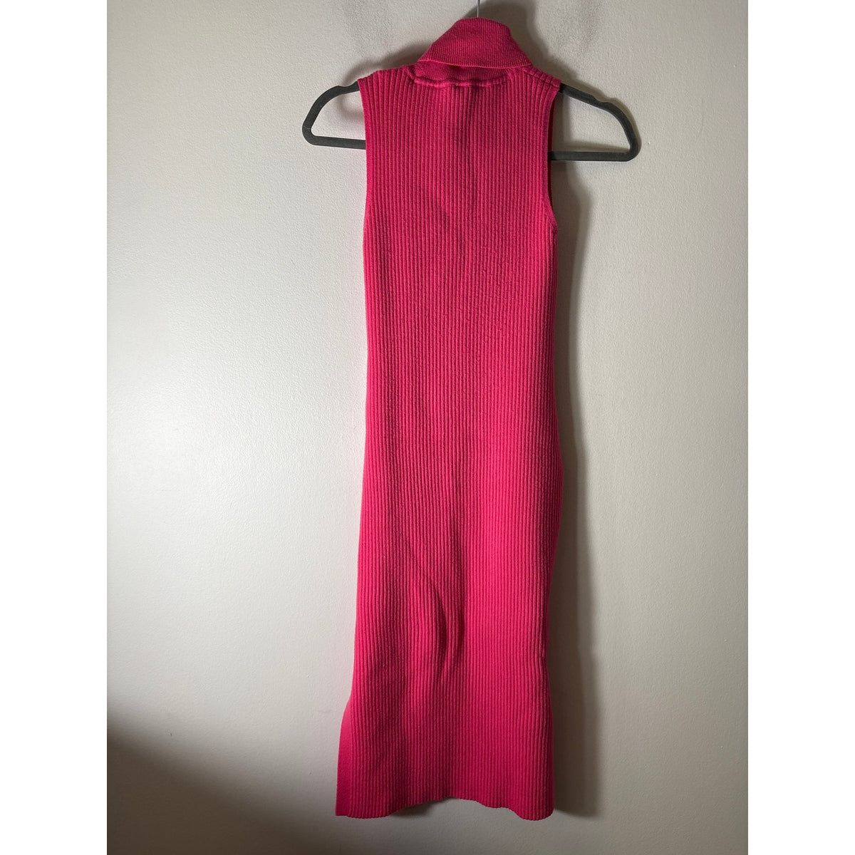 Daily Practice Pink Ribbed Turtleneck Sweater Dress Sz XS