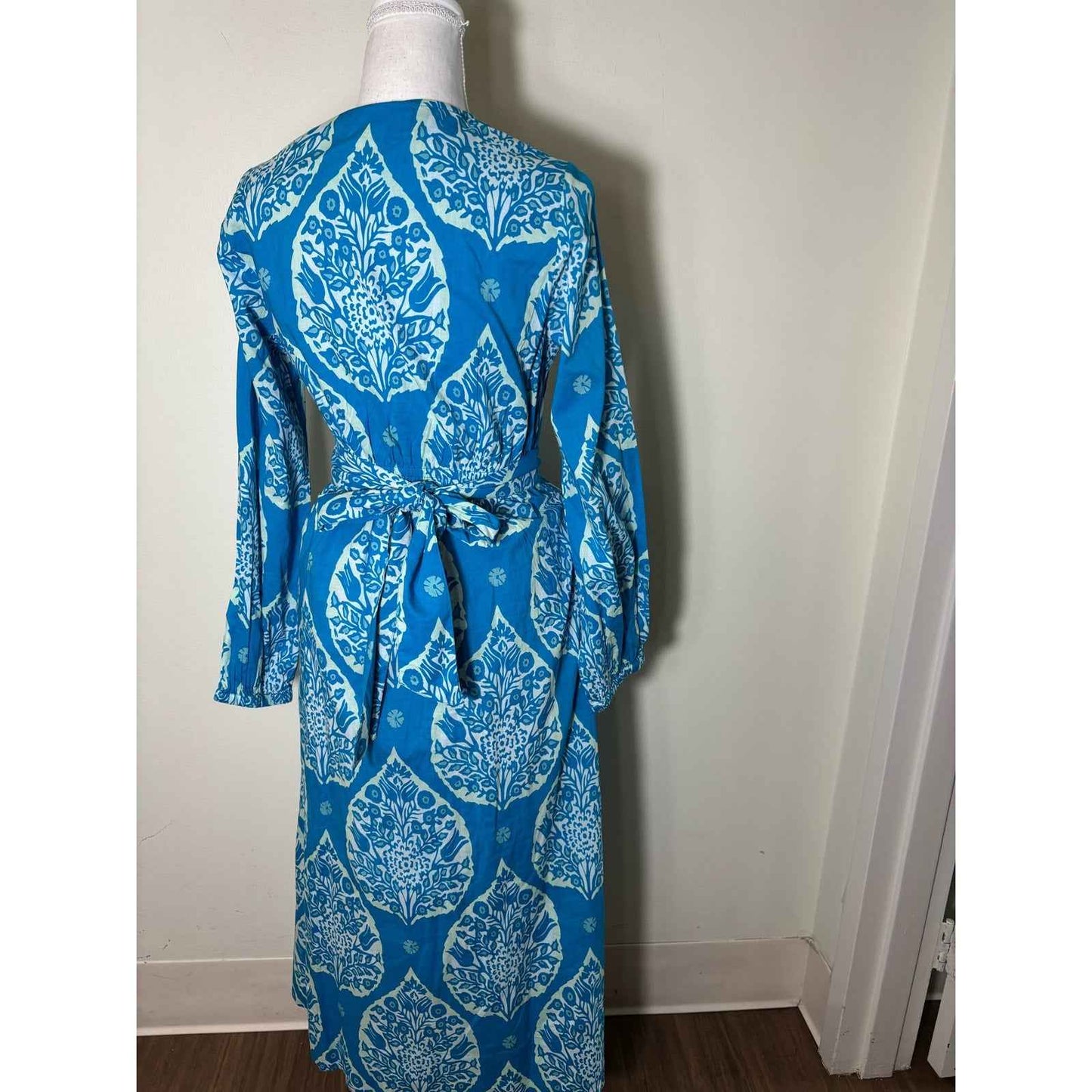 Livro Adler Dress In Bontanical Leaf Print Sz XS
