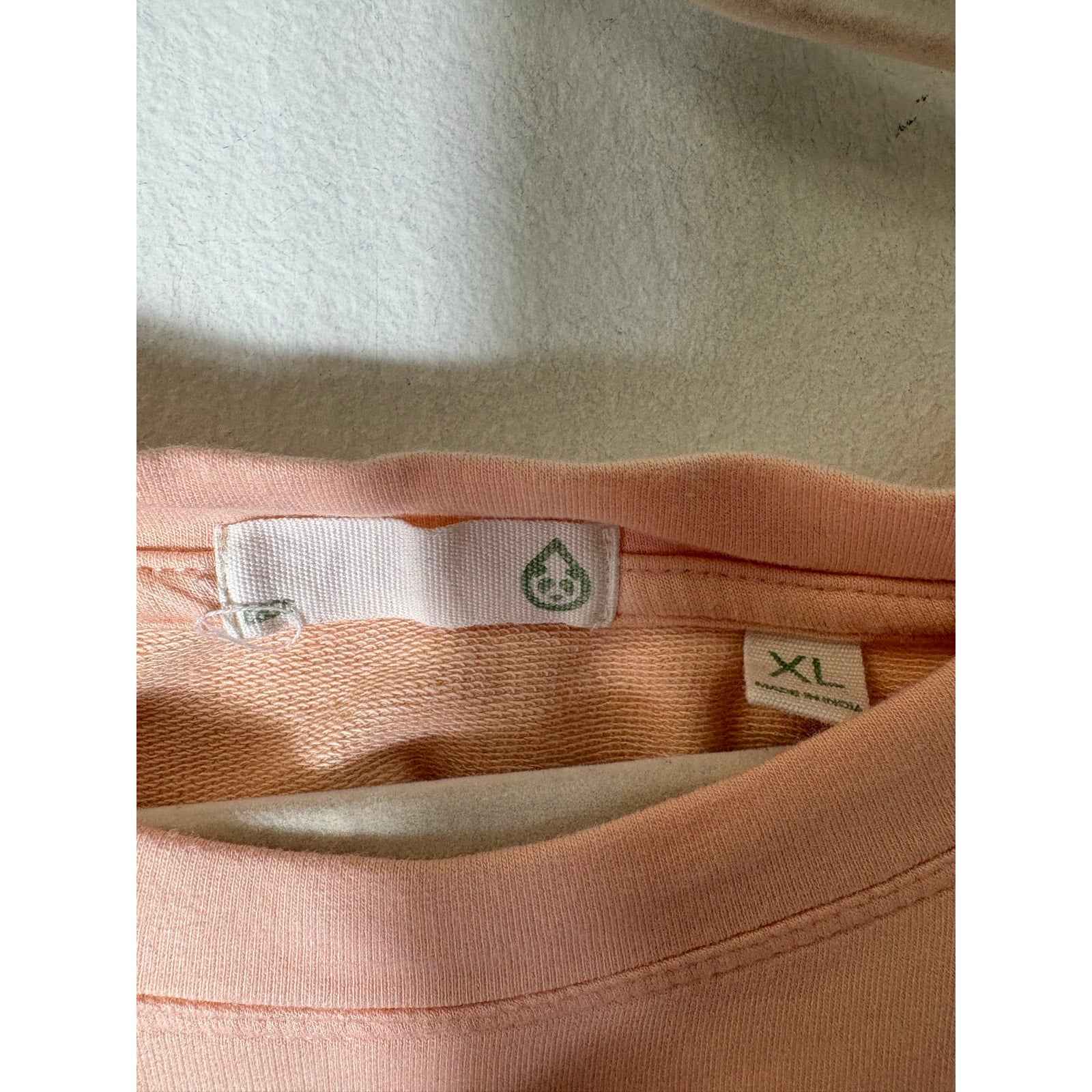Tasc Orange Sherbert Long Sleeve Crew Neck Sweatshirt Sz XL