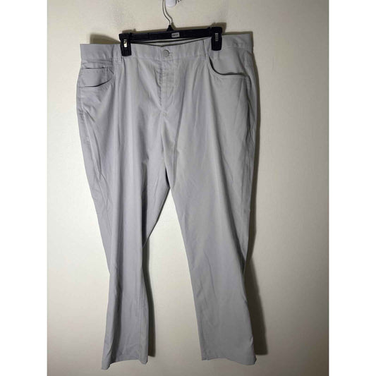 Men's Puma Light Gray Performance Pants Sz 40x32