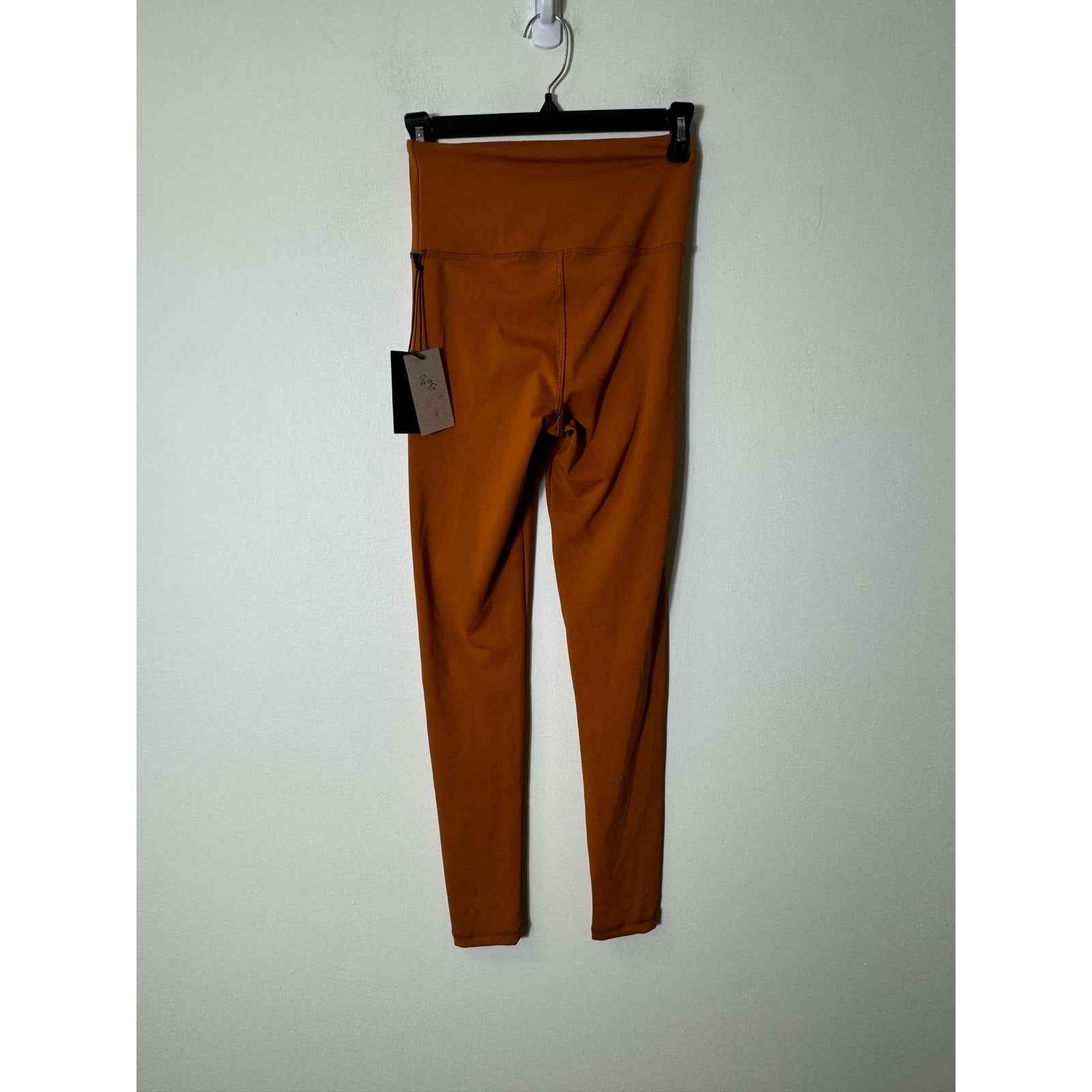 NWT Strut This Orange/Brown Exercise Legging Sz XS