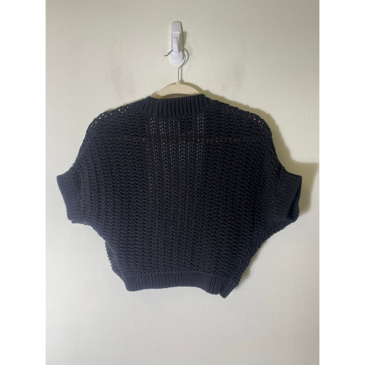 Ann Taylor Black Sweater Shrug Sz xs