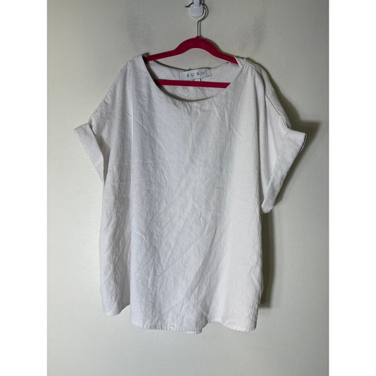 Buru White Short and Top Set Sz S