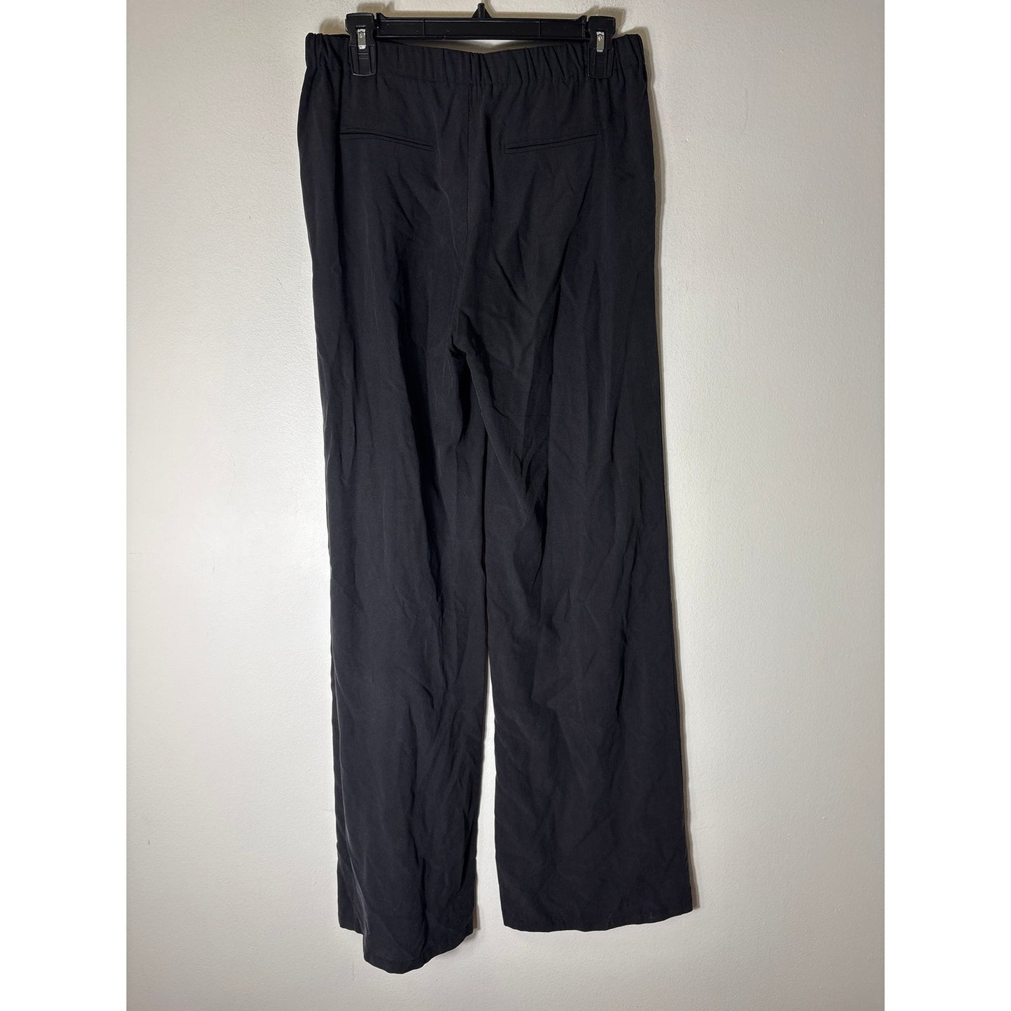 Equipment Femme Charcoal Gray Silk Wide Leg Pull On Pants Sz XS