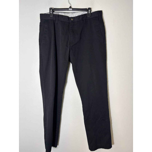 Men's Volcom Black Cotton Blend Slacks Sz 34