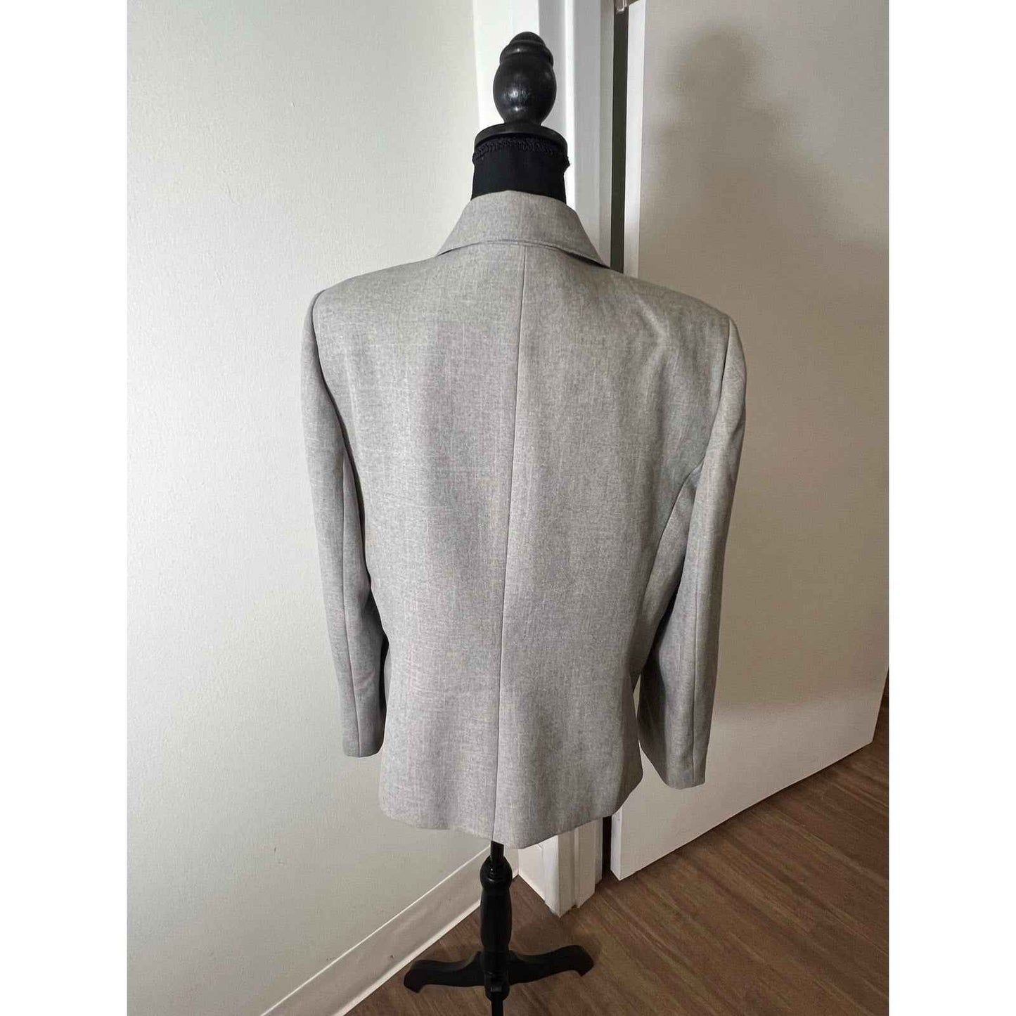 Evan-Picone Gray Polyester Suite Coat and Pants Size 16