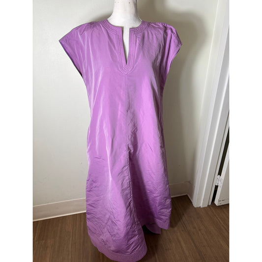 Ann Mashburn Lilac/Pink V Neck Maxi Dress Sz M