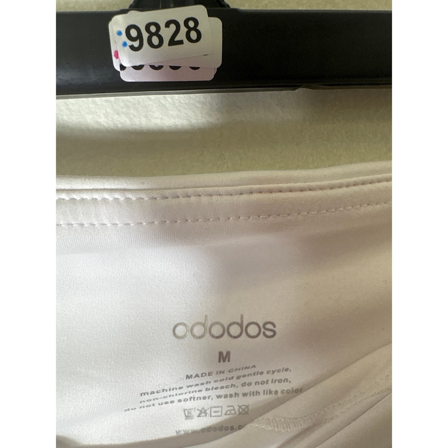 NWT Ododos White Bootcut Leggings Sz M