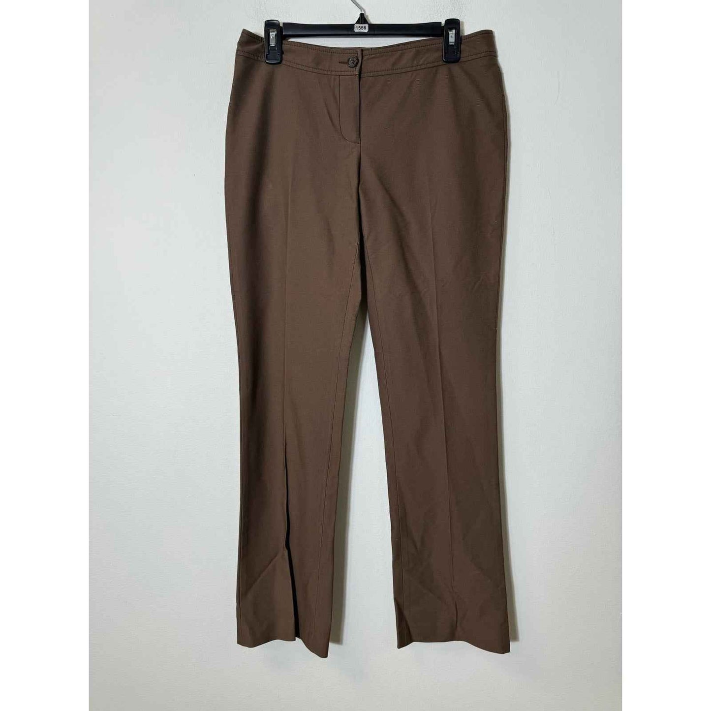 Rene Lezard Dark Olive Green Twill Pants Sz 36 (US 6)