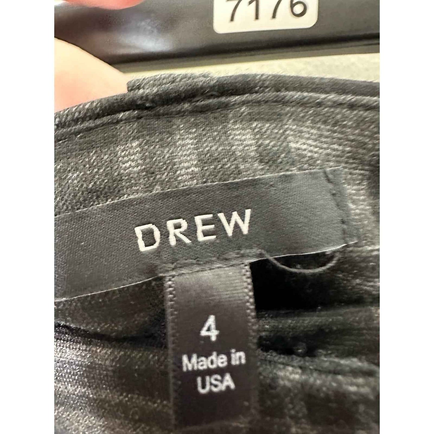 Drew MidRise Plaid Pleated Pants Sz 4