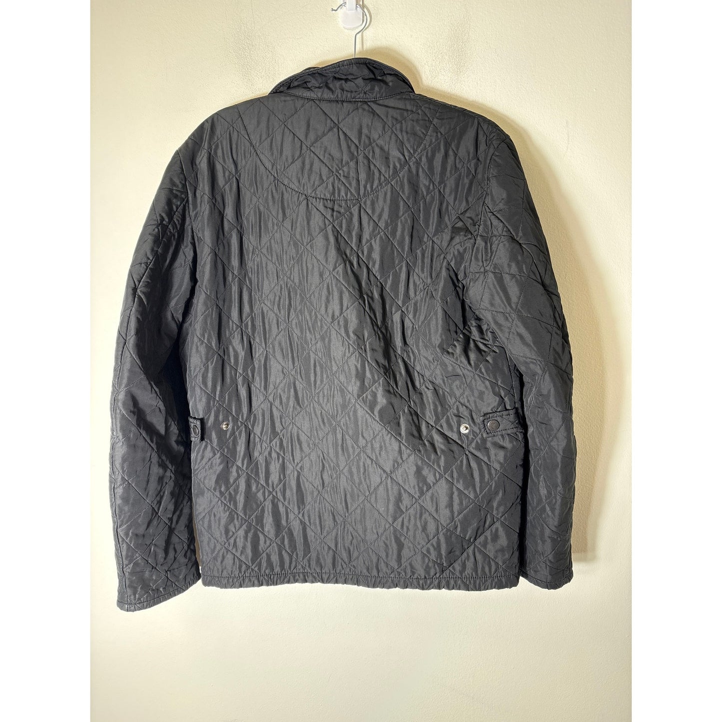 Men's Barbour Black Long Sleeve Quilted Jacket Sz S