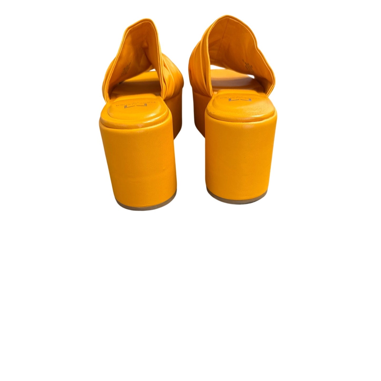 Marc Fisher Marigold Wedge Leather Slides Sz 8