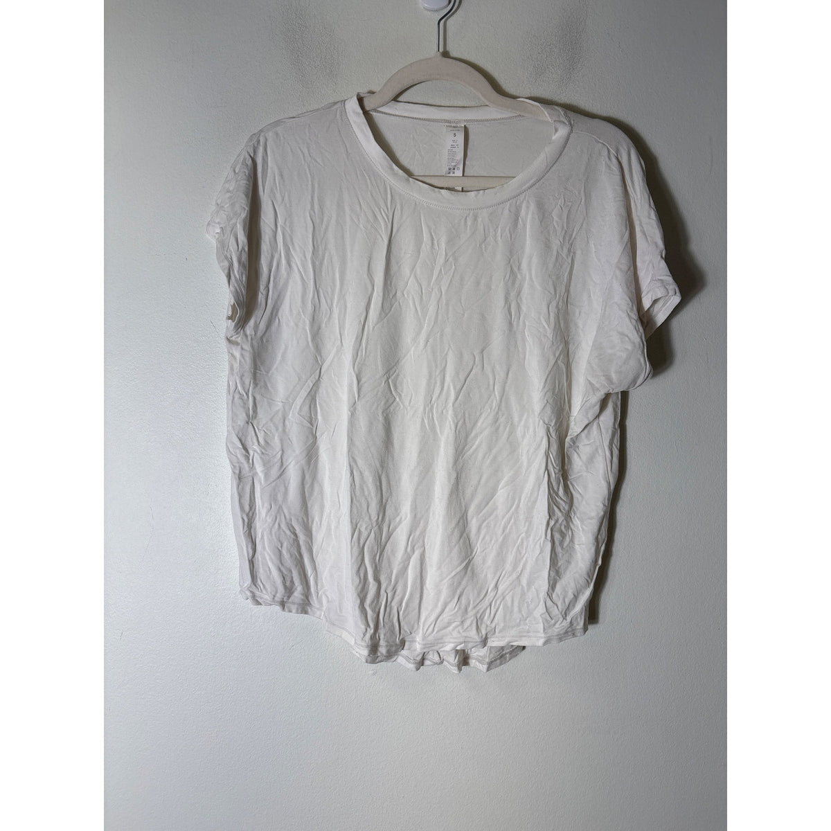 Bubblelime white shirt Sz S