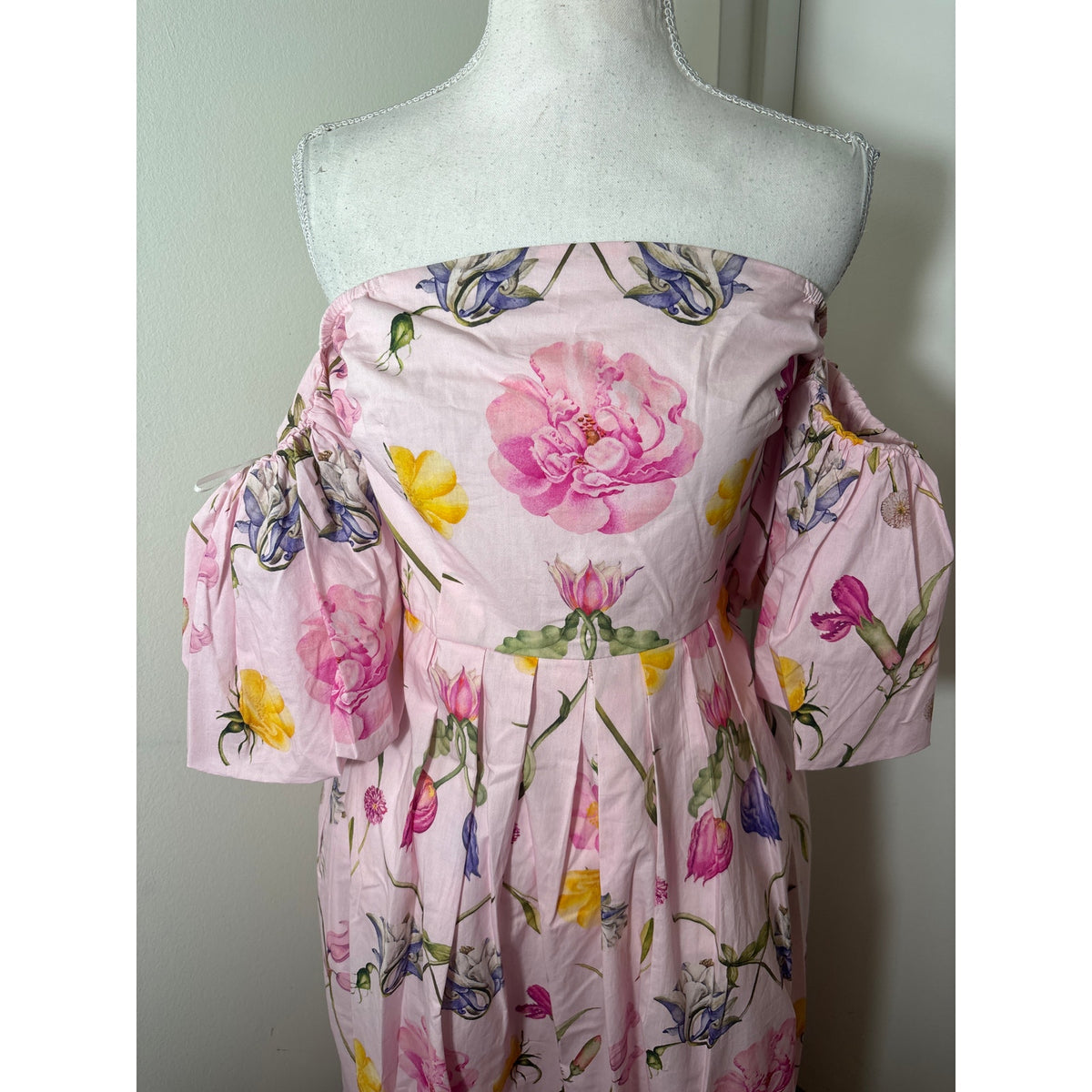 NWT Beyond by Vera Pink Floral Maxi Dress Sz S