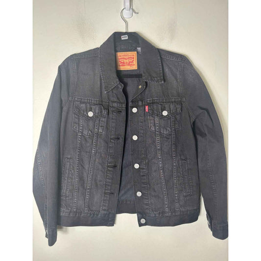 Levi's Black Denim Jacket Sz S