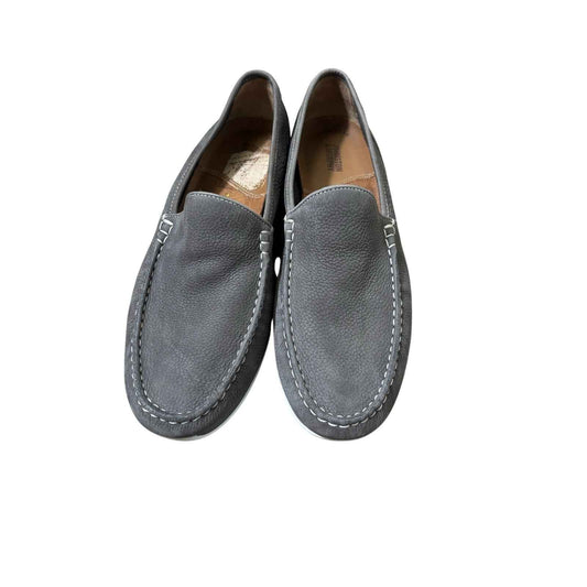 Men's Johnston & Murphy Gray Sheepskin Loafter Sz 9.5